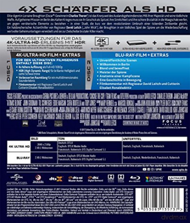 Atomic Blonde [Blu-Ray 4K]+[Blu-Ray]