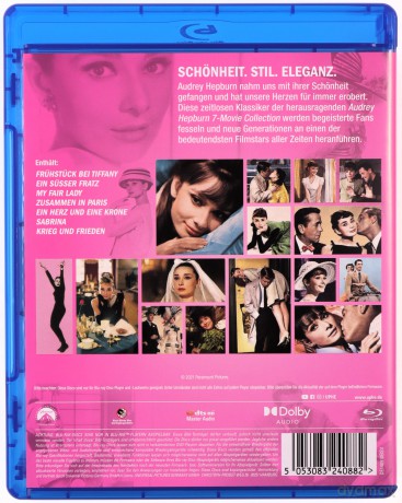 Audrey Hepburn: 7-Movie Collection [7xBlu-Ray]