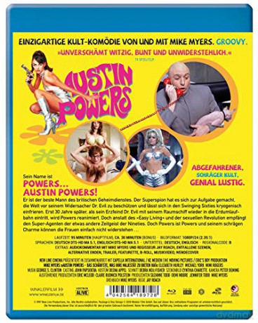 Austin Powers: International Man of Mystery (Austin Powers: Agent specjalnej troski) [Blu-Ray]