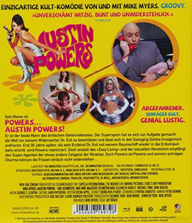 Austin Powers: International Man of Mystery (Austin Powers: Agent specjalnej troski) [Blu-Ray]