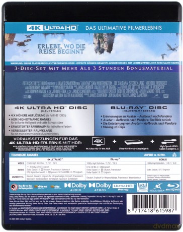 Avatar [Blu-Ray 4K]+[Blu-Ray]