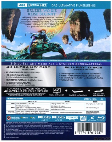 Avatar [Blu-Ray 4K]+[Blu-Ray]
