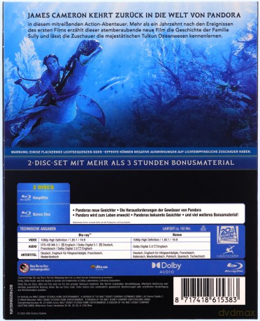 Avatar: The Way of Water (Avatar: Istota wody) [Blu-Ray]