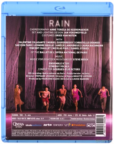 Ballet de l'Opera National de Paris - Rain [Blu-Ray]