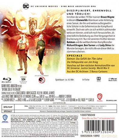 Batman: Soul of the Dragon (Batman: Dusza smoka) [Blu-Ray]