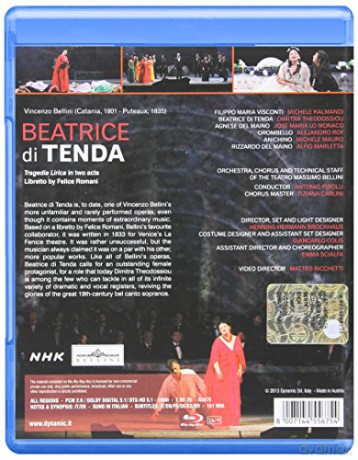 Vincenzo Bellini (1801-1835): Beatrice di Tenda