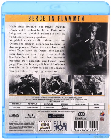 Berge in Flammen (Góry w płomieniach) [Blu-Ray]
