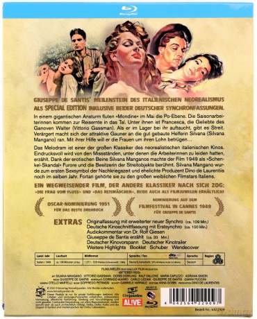 Bitterer Reis (Gorzki ryż) [Blu-Ray]