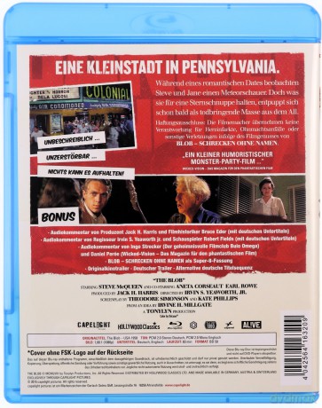 The Blob (Blob - zabójca z kosmosu) [Blu-Ray]