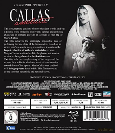 Callas assoluta (Dokumentation)