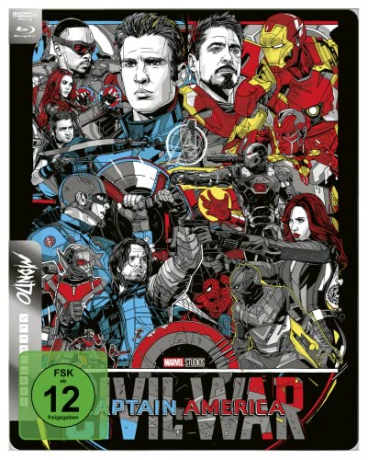 Captain America: Civil War (Kapitan Ameryka: Wojna Bohaterów) (steelbook) [Blu-Ray 4K]+[Blu-Ray]