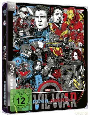 Captain America: Civil War (Kapitan Ameryka: Wojna Bohaterów) (steelbook) [Blu-Ray 4K]+[Blu-Ray]