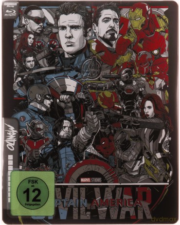 Captain America: Civil War (Kapitan Ameryka: Wojna Bohaterów) (steelbook) [Blu-Ray 4K]+[Blu-Ray]
