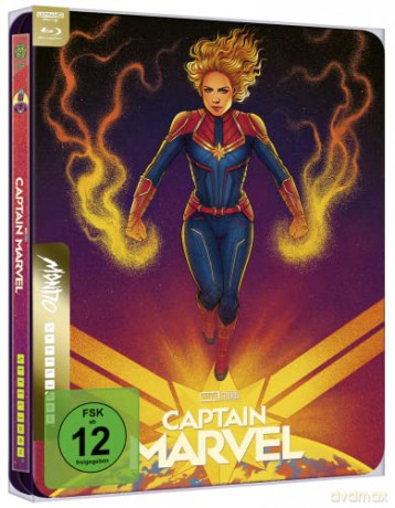 Captain Marvel (Kapitan Marvel) (steelbook) [Blu-Ray 4K]+[Blu-Ray]