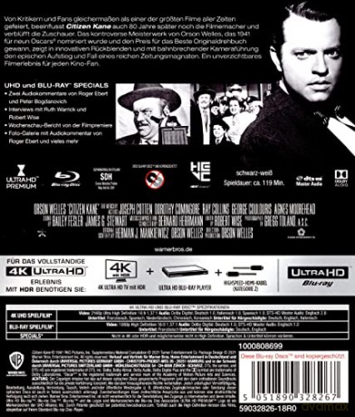 Citizen Kane (Obywatel Kane) [Blu-Ray 4K]+[Blu-Ray]
