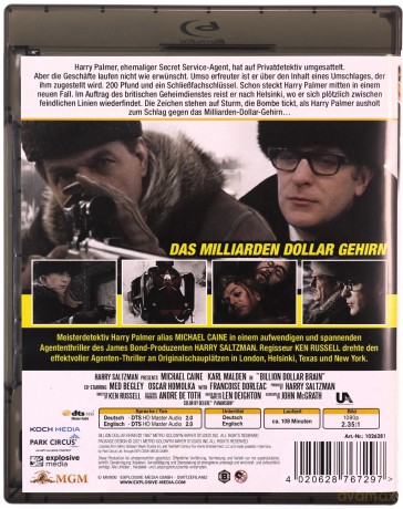 Billion Dollar Brain (Mózg za milion dolarów) [Blu-Ray]
