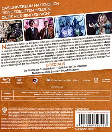 DC's Legends of Tomorrow Season 5 [4xBlu-Ray]