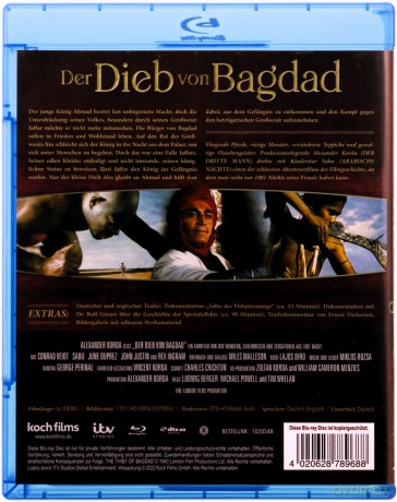 The Thief of Bagdad (Złodziej z Bagdadu) [Blu-Ray]