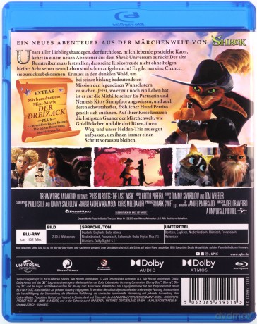 Puss in Boots: The Last Wish (Kot w butach: Ostatnie życzenie) [Blu-Ray]