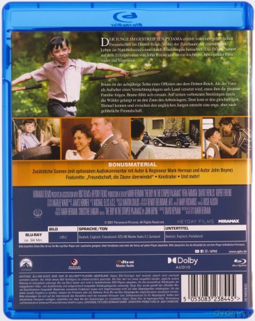 The Boy in the Striped Pajamas (Chłopiec w pasiastej piżamie) [Blu-Ray]