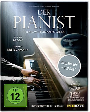 The Pianist (Pianista) [Blu-Ray 4K]+[Blu-Ray]