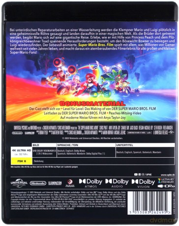 The Super Mario Bros. Movie (Super Mario Bros: Film) [Blu-Ray 4K]+[Blu-Ray]