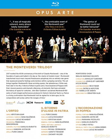 Monteverdi Trilogy [3xBlu-Ray]