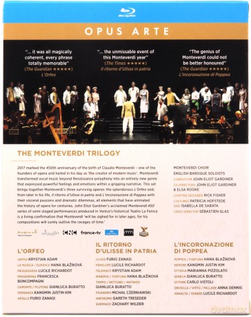 Monteverdi Trilogy [3xBlu-Ray]