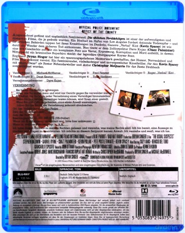The Usual Suspects (Podejrzani) [Blu-Ray]