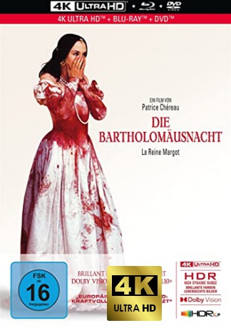 Queen Margot (Królowa Margot) (Mediabook) [Blu-Ray 4K]+[Blu-Ray]+[DVD]