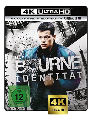 The Bourne Identity (Tożsamość Bourne'a) [Blu-Ray 4K]+[Blu-Ray]