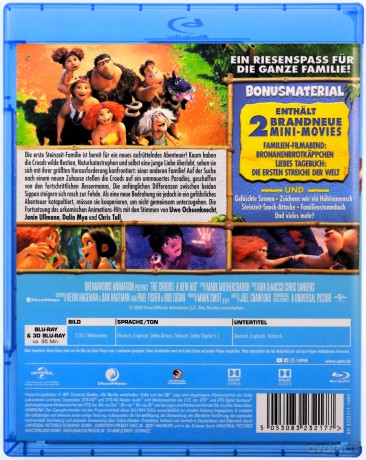 The Croods: A New Age (Krudowie 2: Nowa era) [Blu-Ray 3D]+[Blu-Ray]