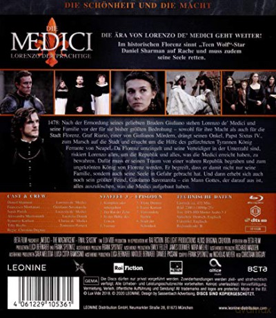 Medici Season 3 (Medyceusze: Władcy Florencji) Season 3 [2xBlu-Ray]