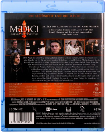 Medici Season 3 (Medyceusze: Władcy Florencji) Season 3 [2xBlu-Ray]