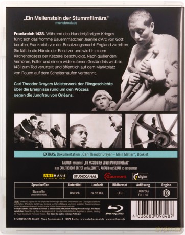 The Passion of Joan of Arc (Męczeństwo Joanny d'Arc) Special Edition [Blu-Ray]