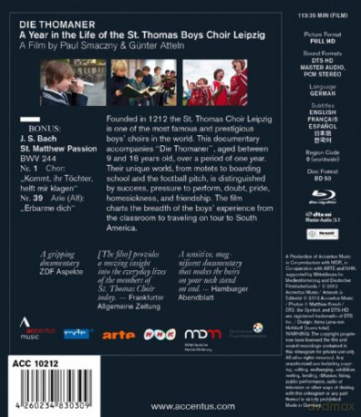 Die Thomaner - Herz und Mund und Tat und Leben [Blu-Ray]