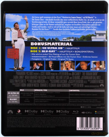 The Truman Show [Blu-Ray 4K]+[Blu-Ray]