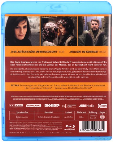 The Lost Honor of Katharina Blum (Utracona cześć Katarzyny Blum) [Blu-Ray]