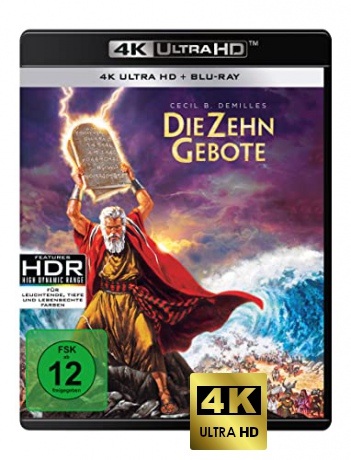 The Ten Commandments (Dziesięcioro przykazań) [Blu-Ray 4K]+[Blu-Ray]