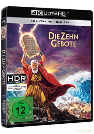 The Ten Commandments (Dziesięcioro przykazań) [Blu-Ray 4K]+[Blu-Ray]