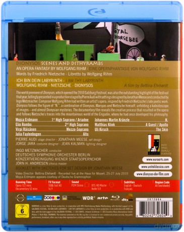 Wolfgang Rihm: Dionysos  [2xBlu-Ray]