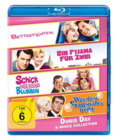 Doris Day Collection: Pillow Talk / Lover Come Back / Send Me No Flowers / The Thrill of It All (Telefon towarzyski / Kochanku, wróć / Nie przysyłaj mi kwiatów / A to historia) [4xBlu-Ray]