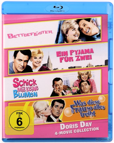 Doris Day Collection: Pillow Talk / Lover Come Back / Send Me No Flowers / The Thrill of It All (Telefon towarzyski / Kochanku, wróć / Nie przysyłaj mi kwiatów / A to historia) [4xBlu-Ray]