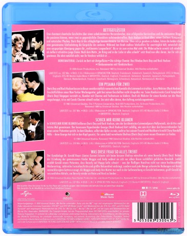 Doris Day Collection: Pillow Talk / Lover Come Back / Send Me No Flowers / The Thrill of It All (Telefon towarzyski / Kochanku, wróć / Nie przysyłaj mi kwiatów / A to historia) [4xBlu-Ray]