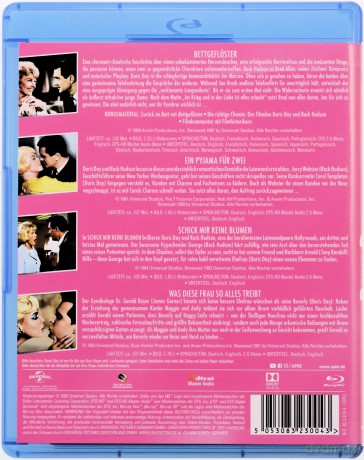 Doris Day Collection: Pillow Talk / Lover Come Back / Send Me No Flowers / The Thrill of It All (Telefon towarzyski / Kochanku, wróć / Nie przysyłaj mi kwiatów / A to historia) [4xBlu-Ray]