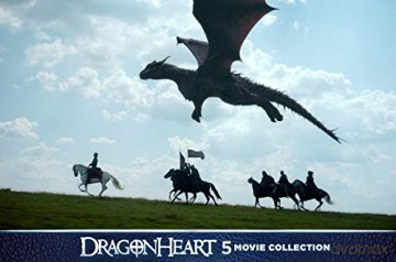 Dragonheart 1-5 Dragonheart /Dragonheart: Battle for the Heartfire/ Dragonheart: Vengeance (Ostatni smok/ Bitwa o Ogień Smoczego Serca/Zemsta) [5xBlu-Ray]