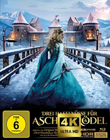 Three Wishes for Cinderella + the 1973 movie (Trzy orzeszki dla Kopciuszka) (Mediabook) [Blu-Ray 4K]+[Blu-Ray]