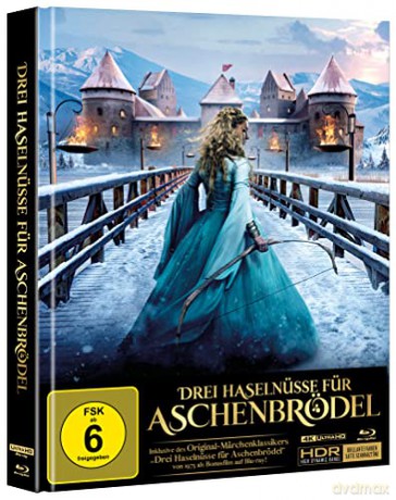 Three Wishes for Cinderella + the 1973 movie (Trzy orzeszki dla Kopciuszka) (Mediabook) [Blu-Ray 4K]+[Blu-Ray]