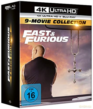 Fast & Furious: 9-Movie Collection [9xBlu-Ray 4K]+[9xBlu-Ray]