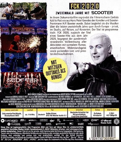 FCK 2020 - 2 and Half Years with Scooter [Blu-Ray]